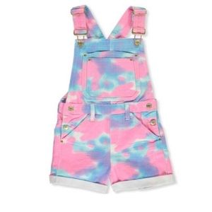 GIRLS’ TIE DYE SHORTALLS